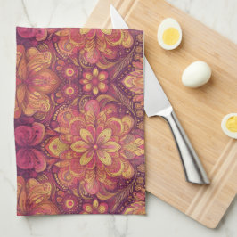 Toalla de cocina para viaje rosa