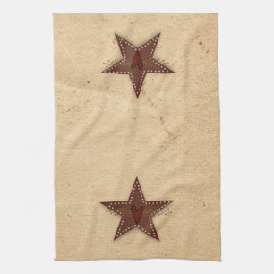 Toalla de cocina perforada de la estrella de la