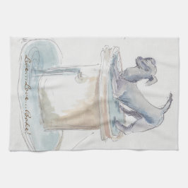 Toalla de cocina "Perro/Londres"