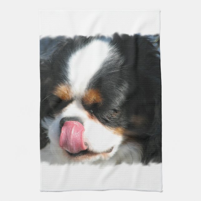 Toalla de Cocina Perro Spaniel (Vertical)