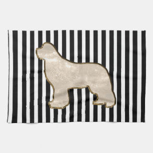 toalla de cocina perro Terranova
