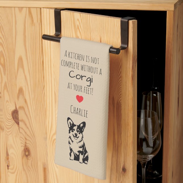 Toalla de Cocina Personalizable 'Una Cocina No Est (Pliegue de tercios)