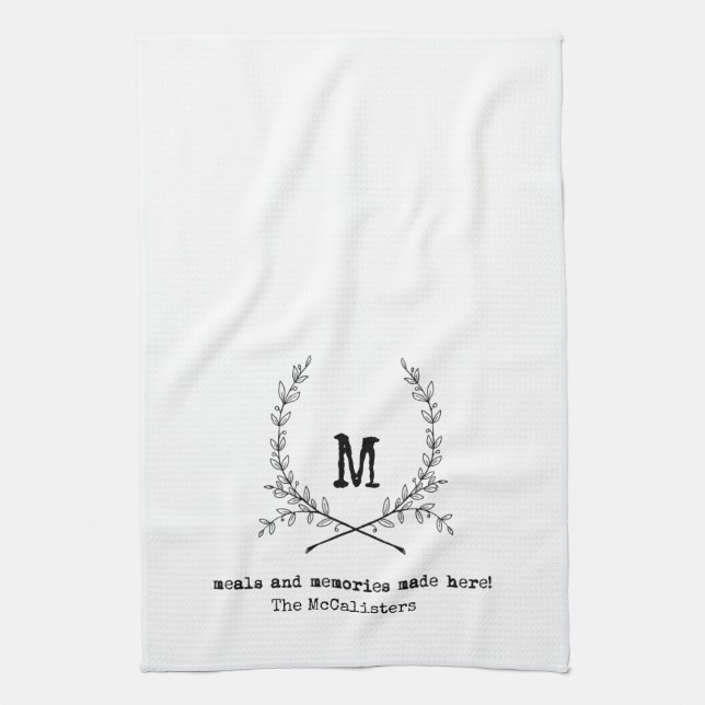 Toalla de cocina personalizada (Vertical)