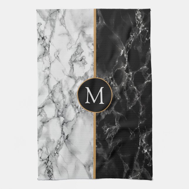 Toalla de cocina personalizada Agrega tu letra (Vertical)