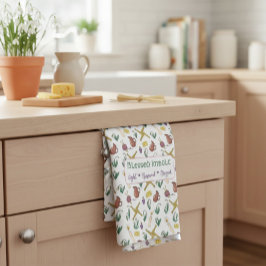 Toalla de cocina personalizada bendita Imbolc Luz 