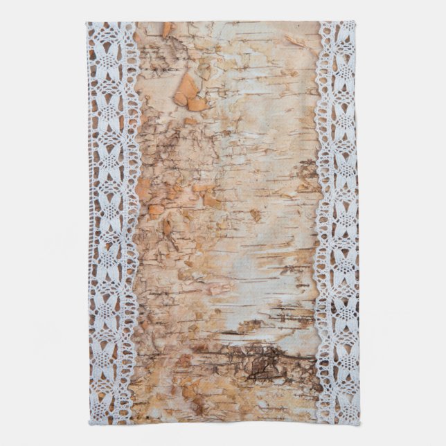 Toalla de cocina personalizada Country Barn Wood L (Vertical)