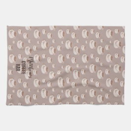 Toalla de cocina personalizada de la estación de c