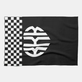 Toalla de cocina personalizada de monograma inicia