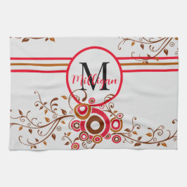 Toalla de cocina personalizada monogramada