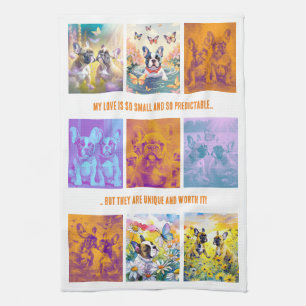 Toalla de cocina personalizada para Bulldoges fran