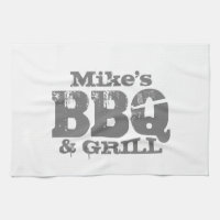 Toalla de cocina personalizada para fiesta de barb