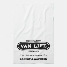 Toalla de cocina personalizada "Van Life"