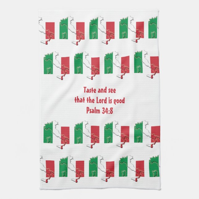 Toalla de cocina personalizado ITALY (Vertical)