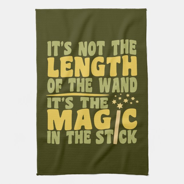Toalla de cocina personalizado MAGIC WAND (Vertical)