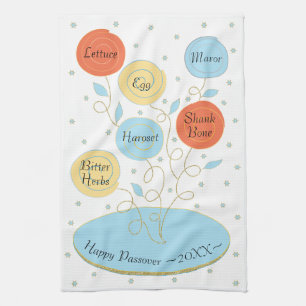 Toalla de cocina "Plate PassoverSeder"
