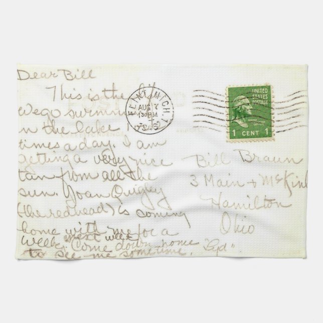 Toalla de cocina postal (Horizontal)