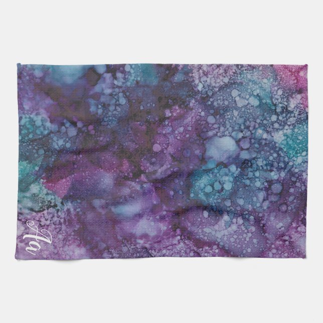 Toalla de cocina "Purple-Blues So Bonito" (Horizontal)
