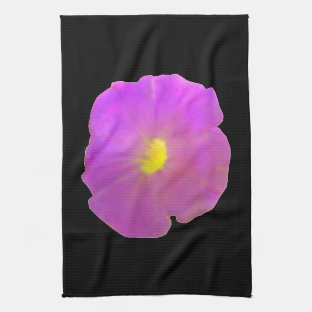 Toalla de cocina Purple Petunia (Vertical)