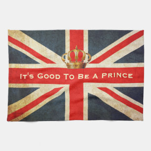 Toalla de cocina real del bebé de Union Jack del