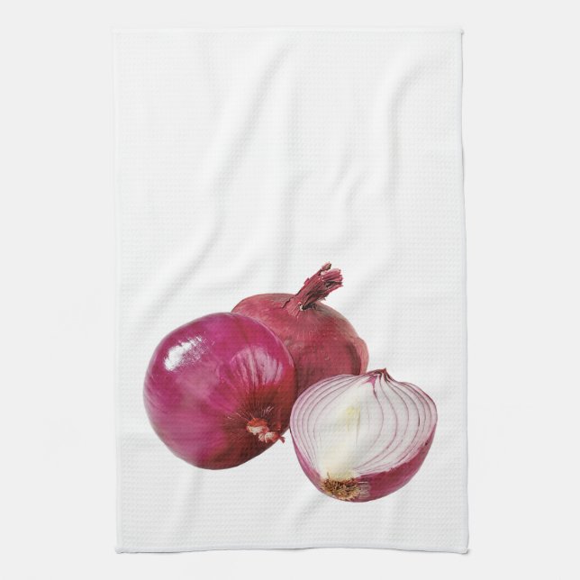 Toalla de cocina "Red Onions" (Vertical)