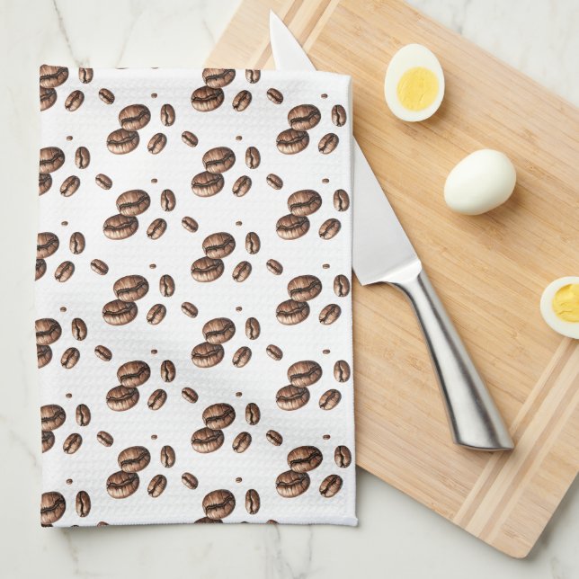 Toalla de cocina regalos para amantes del café (Doblado Cuarto)