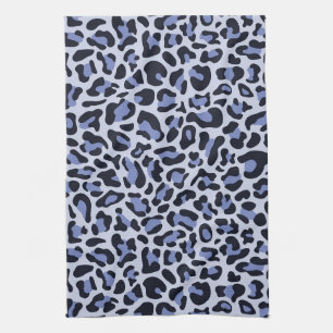 Toalla de cocina retro con estampado de leopardo a