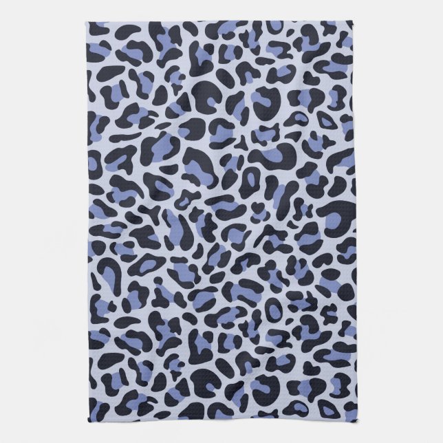 Toalla de cocina retro con estampado de leopardo a (Vertical)