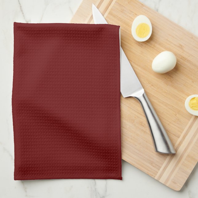 Toalla de cocina roja de sangre (Doblado Cuarto)