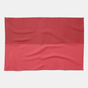 Toalla de cocina roja de tomate de doble textura p