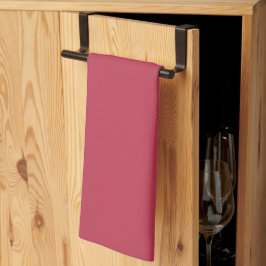 Toalla de cocina roja frambuesa profunda de moda