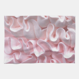 Toalla de cocina rosada de escarcha