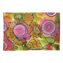 Toalla de cocina rosada de Swirly