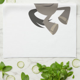 Toalla de cocina salvaje de baile de tafetán perso