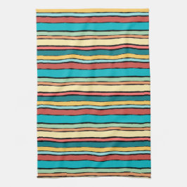 Toalla de cocina Santa Fe Stripe de 16" x 24"