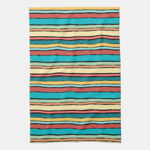 Toalla de cocina Santa Fe Stripe de 16" x 24"