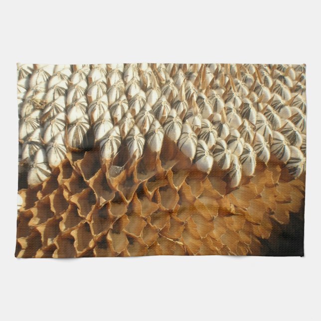 Toalla de cocina - Semillas de girasol (Horizontal)