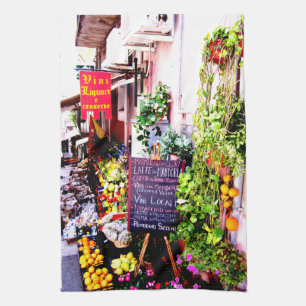 Toalla de cocina siciliana de la mercado de la