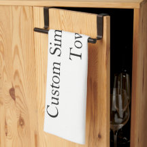 Toalla de cocina simple personalizada promocional
