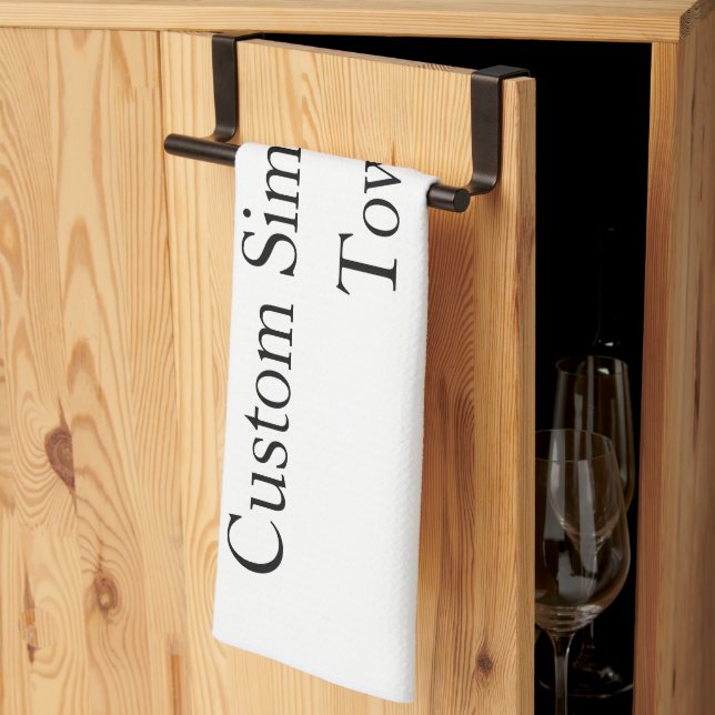 Toalla de cocina simple personalizada promocional (Pliegue de tercios)