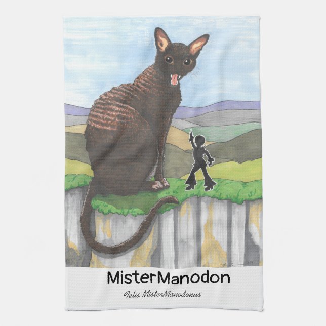 Toalla de cocina: Sr. Manodon (Vertical)