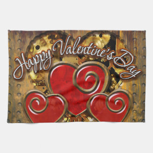 Toalla de cocina Steampunk Valentine 3