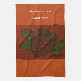 Toalla de cocina Strawberry Home Sweet Home