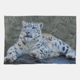 Toalla de cocina Sueños de Leopardo de las Nieves