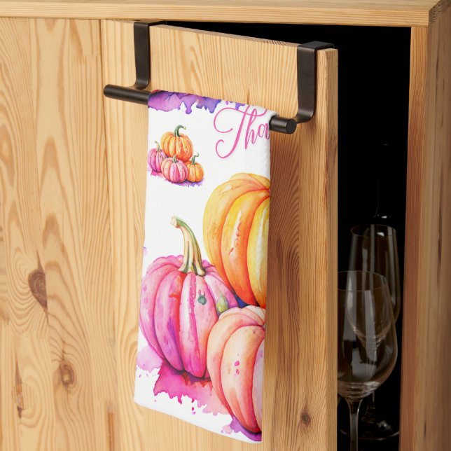 Toalla de cocina temática de Acción de Gracias (Pliegue de tercios)