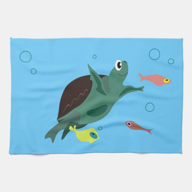 Toalla de cocina Turtle American MoJo (Horizontal)