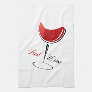 Toalla de cocina Vino rojo
