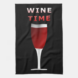Toalla de Cocina Vino Time