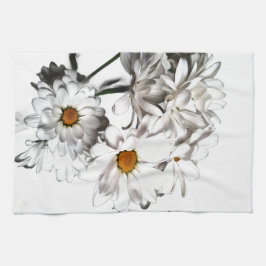 Toalla de cocina White Daisy Bloom – Decoración fl