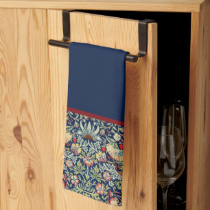 Toalla de cocina William Morris, ladrón de fresas