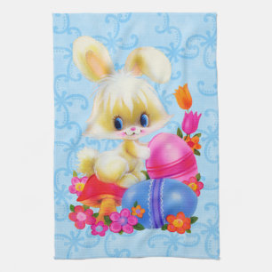 Toalla de conejo de Pascua